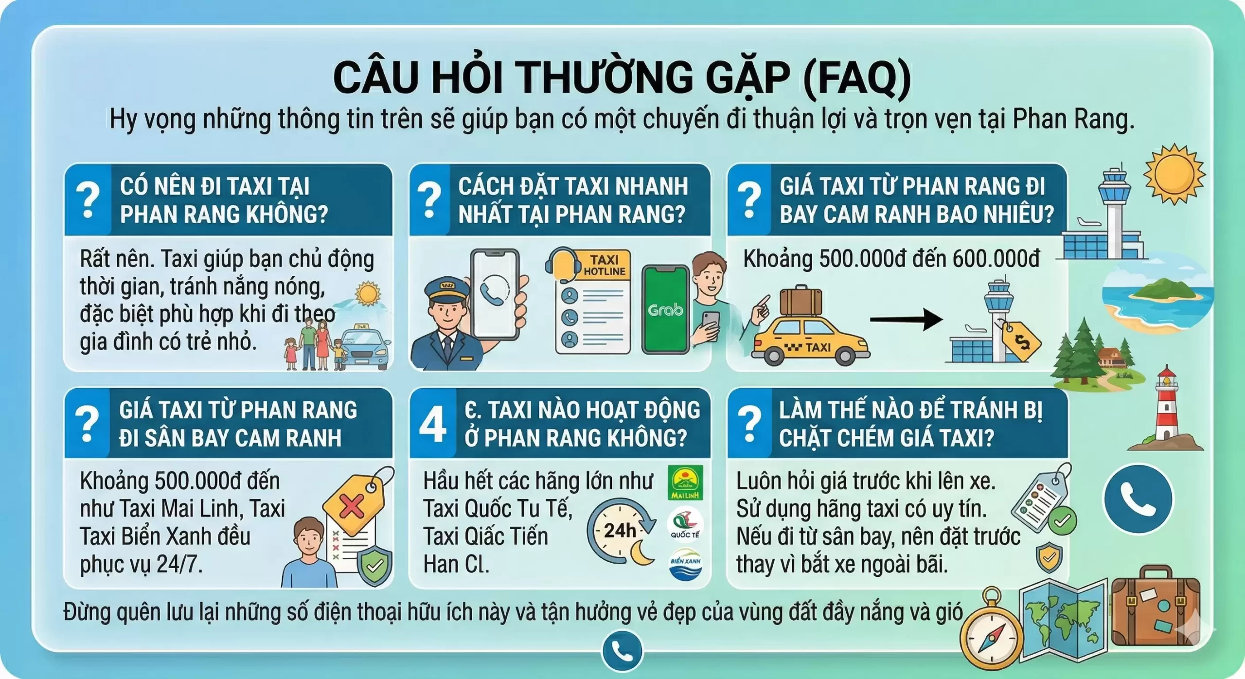 Số Điện Thoại Taxi Tại Phan Rang